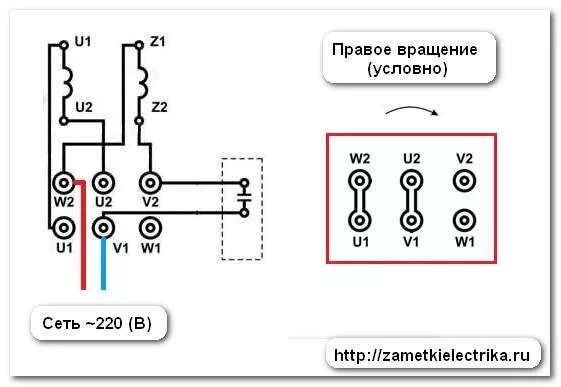 Подключения мотора 220 схема Ответы Mail.ru: как подключить правильно эл. двигатель на 220 в если у него 4 пр