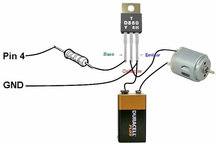 Подключения моторчика через Transistor Circuits - Google'da Ara Transistors, Circuit, Safety switch