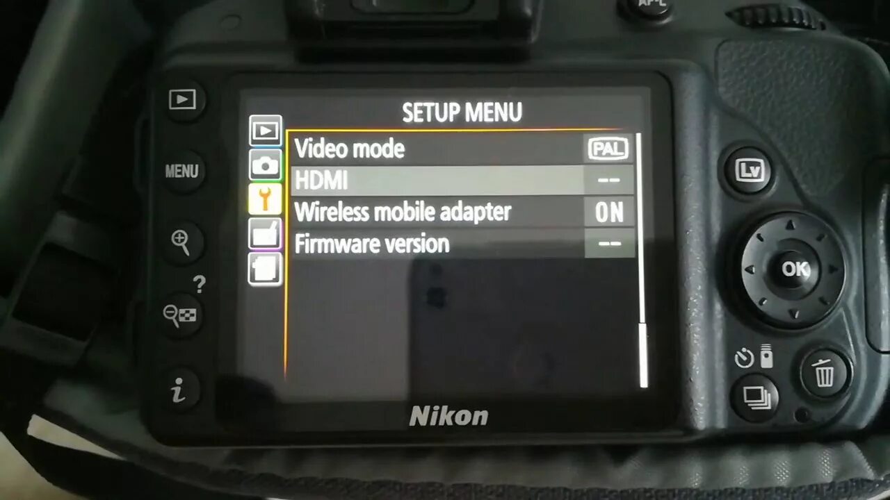 Подключения никон к компьютеру Setup Nikon D3300 to plug in Hdmi monitor - YouTube