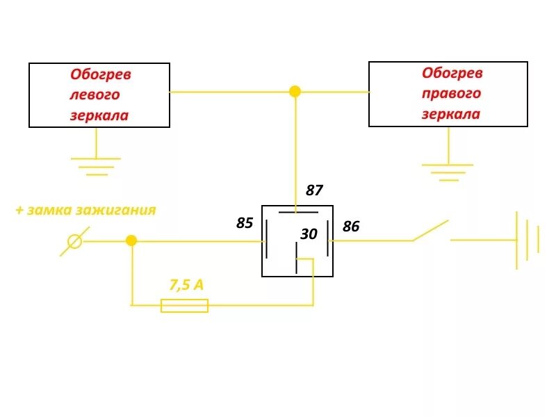 Подключения обогрева зеркал газ 3307 24 вольт ●# 95 - Зеркала "Политех" ЛТ-9 с обогревом + handmade светодиодные поворотники/г