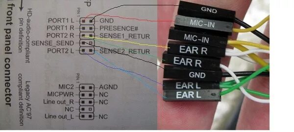 Подключения передней панели аудио Ответы Mail.ru: Как подключить переднюю звуковую панель для наушников с микрофон
