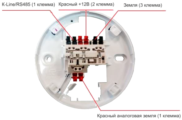 Подключения пожарного датчика схема шлейфа Сенсорная панель управления ZONT МЛ-726