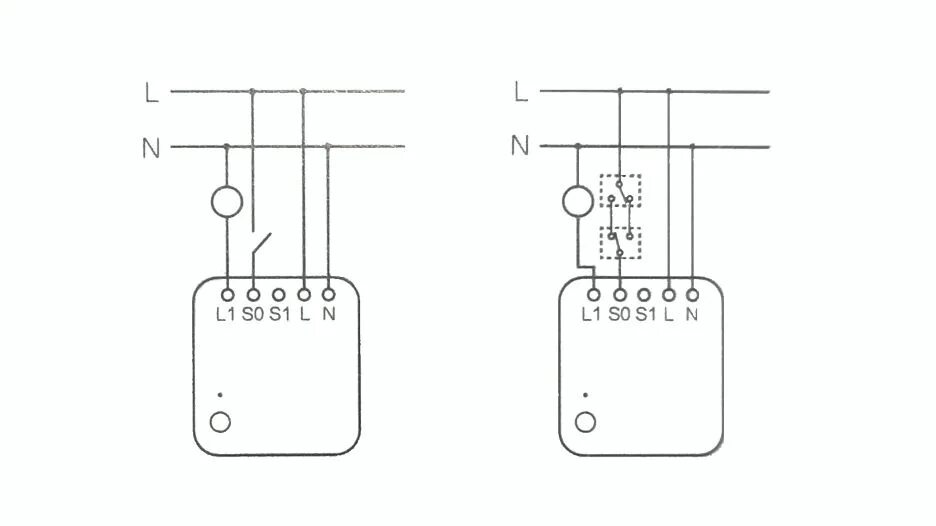 Подключения проходного реле Aqara t1 реле HeatProf.ru