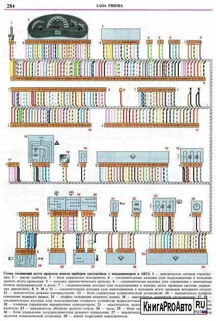 Подключения проводки под панелью ваз приора Блок комфорта ваз 2110 схема - фото - АвтоМастер Инфо