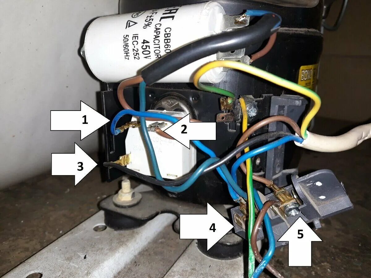 Подключения проводов к компрессору холодильника Ремонт льдогенераторов в Казани: 67 мастеров по ремонту холодильников со средним