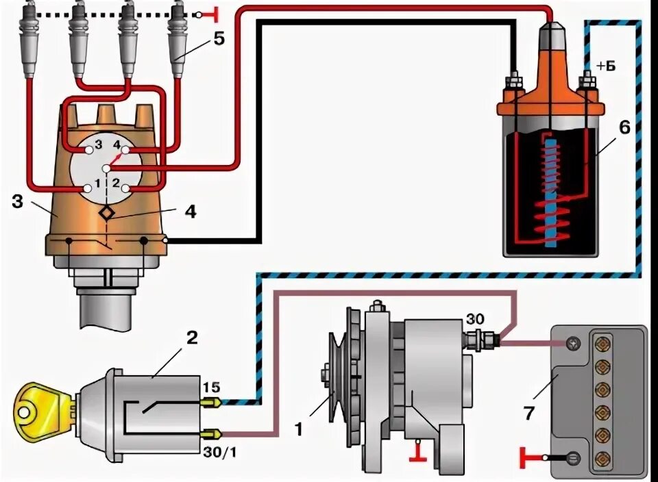 Подключения проводов зажигания Блог сообщества Автоэлектрика - DRIVE2
