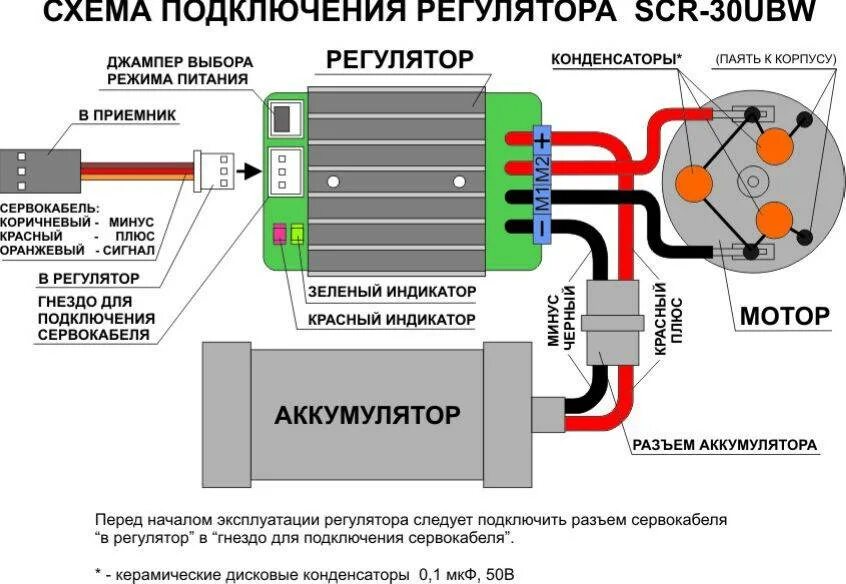 Подключения регуляторов к двигателям Как подключается конденсатор в болгарке