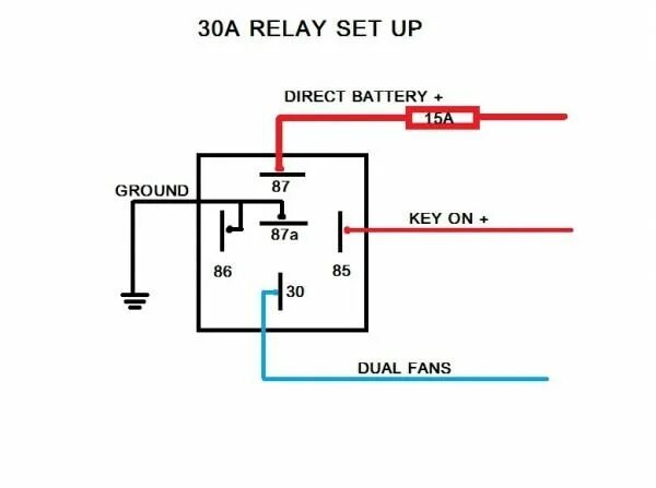 Подключения реле 12 вольт Electrical Relay Wiring Diagram