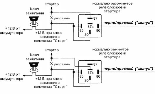 Подключения реле блокировки Как заменить B9 Twage на Starline Dialog: переключаем 2 шнура, настраиваем