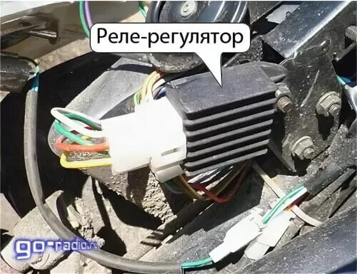 Подключения реле на скутере Провод регулятор