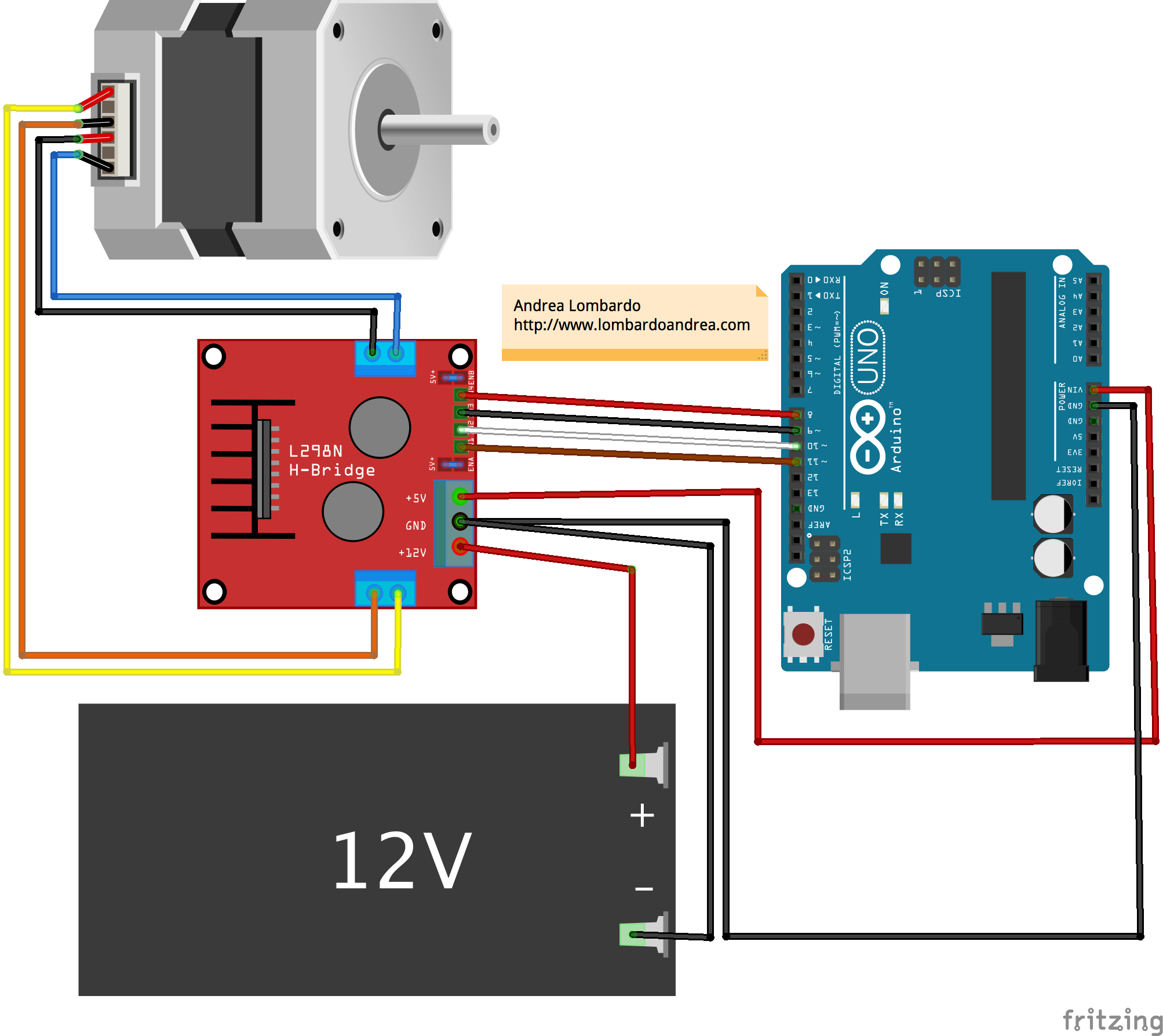 Подключения шагового двигателя без ардуино GitHub - AndreaLombardo/Arduino-L298N-Motore-Passo-Passo: Semplice esempio di co