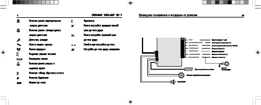 Подключения сигнализации cenmax Инструкция автосигнализации CENMAX Vigilant ST-7 - Инструкции по эксплуатации бы