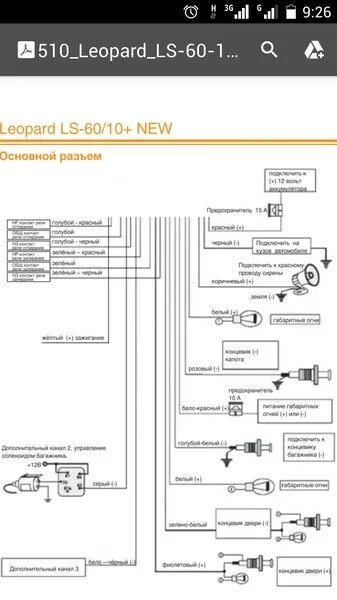 Подключения сигнализации леопард Ответы Mail.ru: Leopard LS 60-10+ new