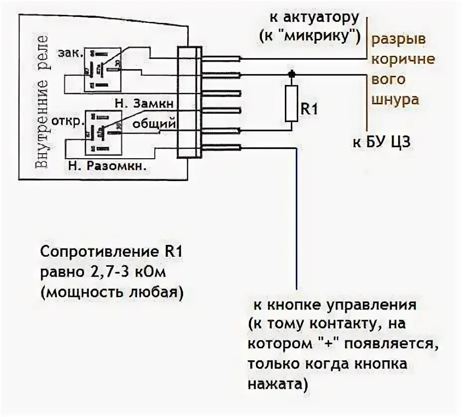 Подключения замка калина Сигнализация и центральный замок в ладе калина