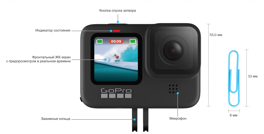 Подключить гоу про как веб камеру Экшн-камера GoPro HERO 9 купить по низкой цене