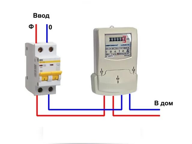 Подключить однофазный счетчик схема как правильно Ответы Mail.ru: Подсоединение электросчетчика на даче