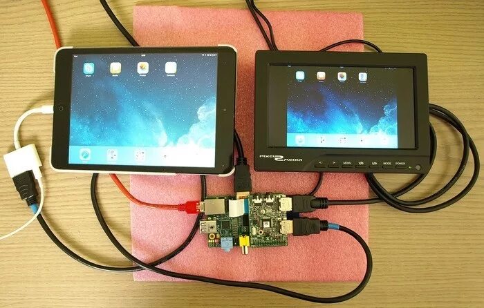 Подключить планшет к компьютеру как второй монитор This new add-on board for the Raspberry Pi gives you an HDMI Input