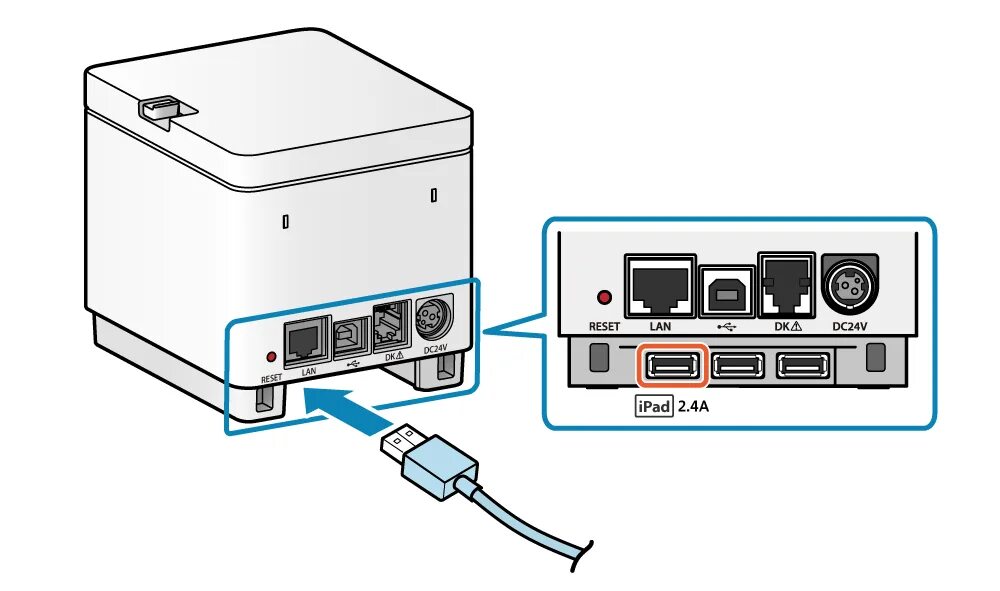 Подключить usb принтер как сетевой Connect USB Cable: mC-Print2 Online Manual