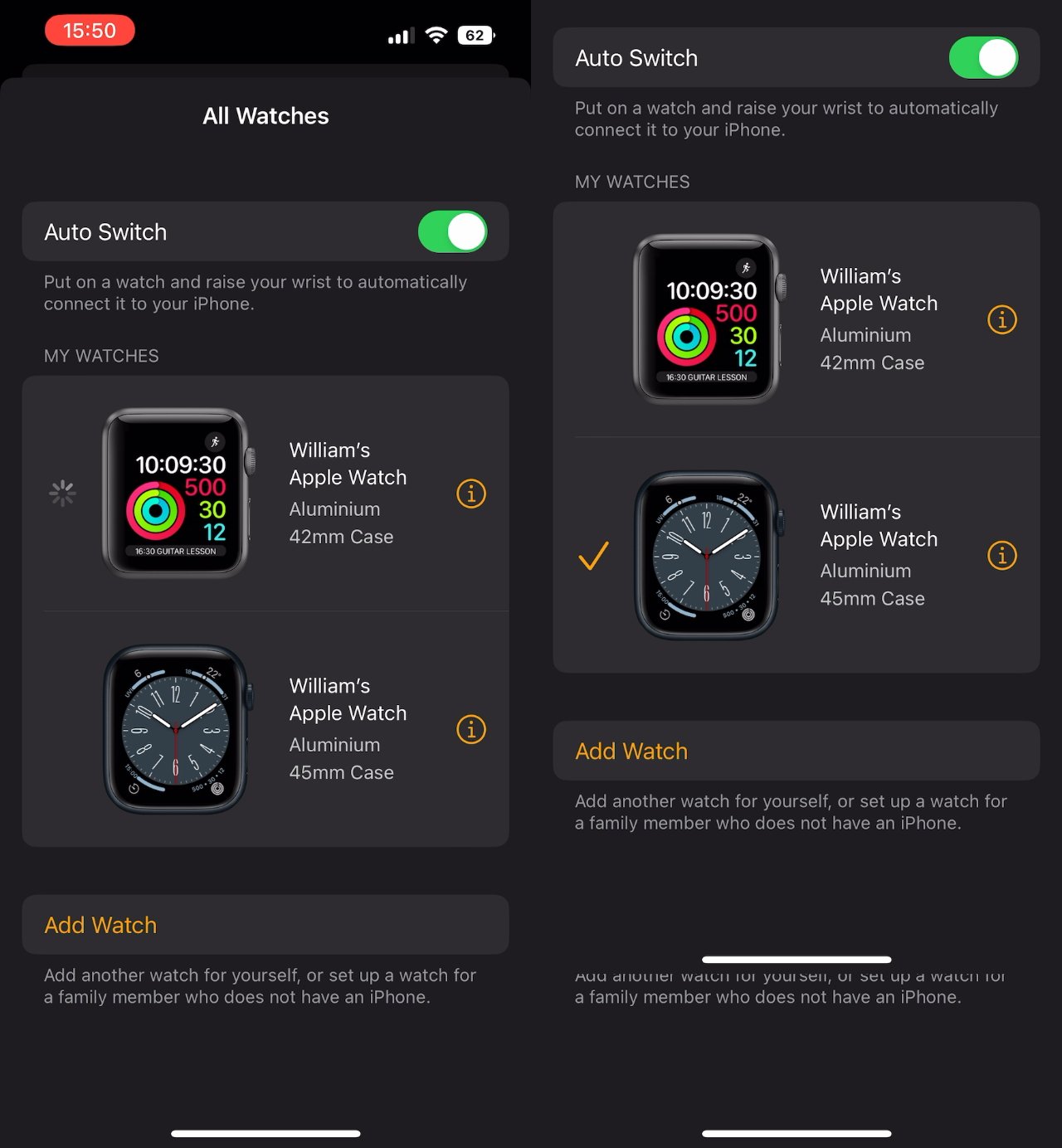 Подключить вотч 2 лайт как андроиду How to sync multiple Apple Watches to one iPhone AppleInsider