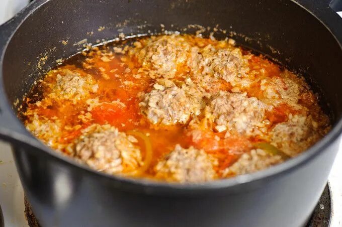 Подлива в кастрюле рецепты с фото Meatball Soup Recipe - Healthy Arbuz Meatball soup recipes, Meatball soup, Recip