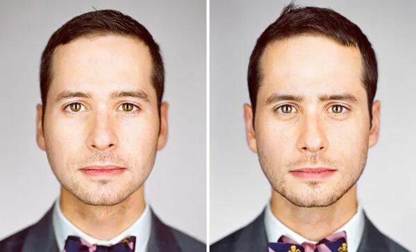 Подмена лица на фото Identical - Portraits of Twins by Photographer Martin Schoeller Martin schoeller