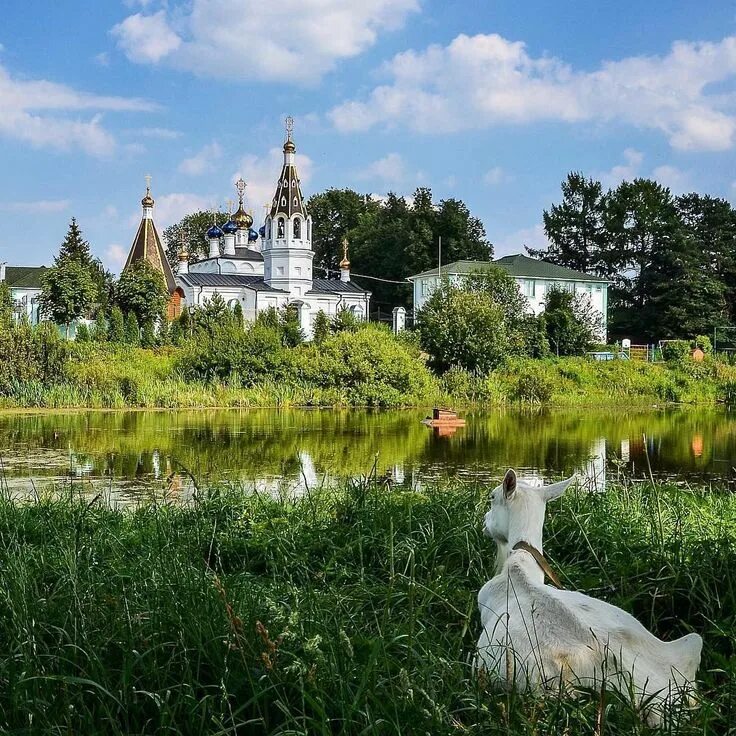 Подмосковные деревни фото Church of St. Nicholas the Wonderworker, village Sidorovskoe, Moscow region, Rus