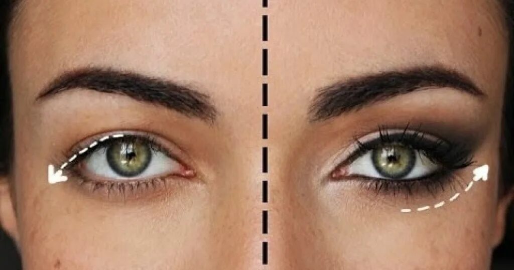 Поднять верхнее веко макияжем Cómo maquillar ojos caídos? *8 trucos para revivir tu mirada! Como maquillar ojo