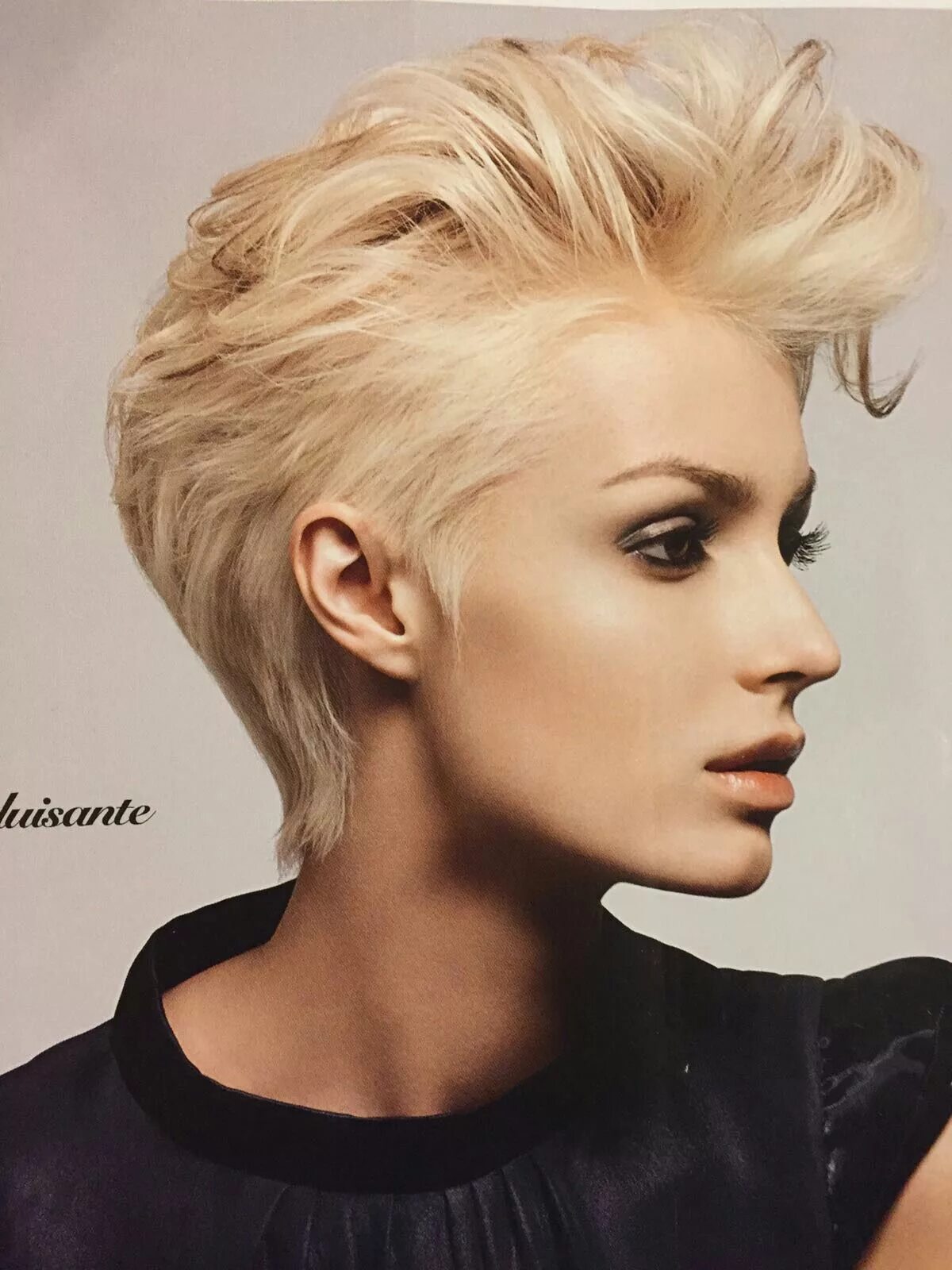 Поднятые короткие прически Pin by TrendsbyVanderHorst on Woman short hair hairstyles Short slicked back hai