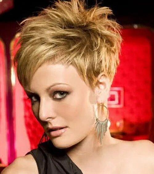 Поднятые короткие прически Short elegant spiky hairstyles for women - Cool & Trendy Short Hairstyles 2014 F