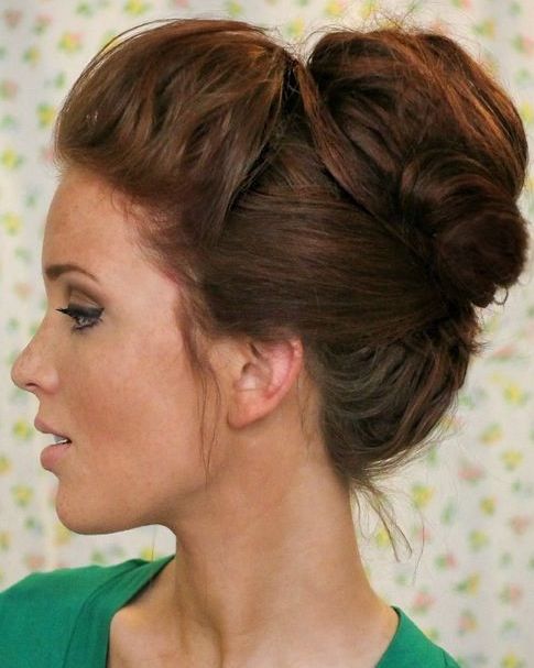 Поднятые прически на средние Pin by Amy Worth on Hair-tastic! Dirty hair, Hair styles 2014, Hairstyle