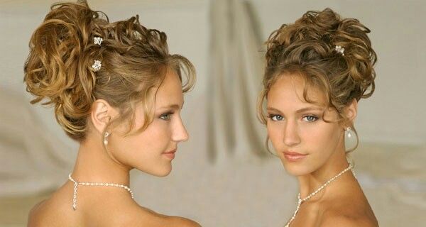 Поднятые волосы прически женские Loose curl up do Wedding hairstyles for medium hair, Long hair updo, Thin hair u