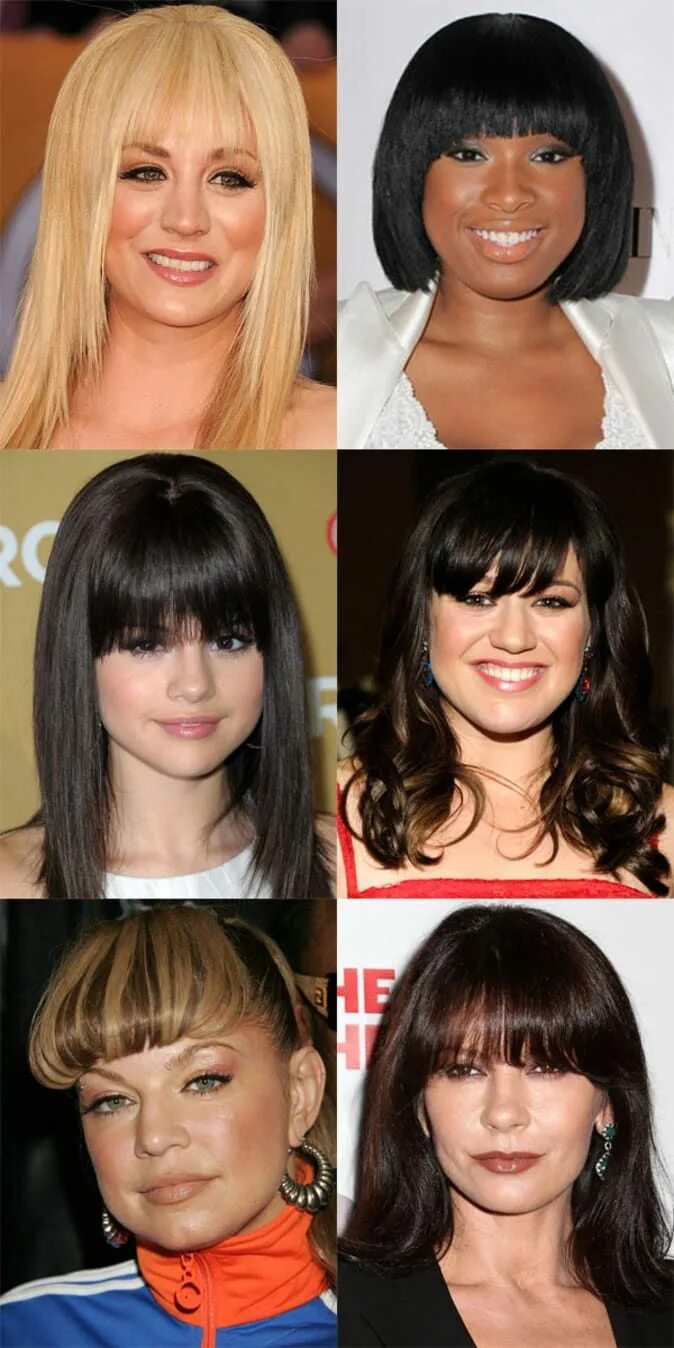 Подобрать челку по фото The Best (and Worst) Bangs for Round Face Shapes Bangs for round face, Round fac