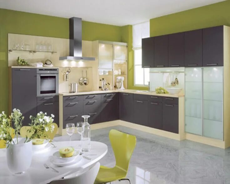 Подобрать интерьер кухни Desain Dapur Warna Hijau Kitchen design color, Ikea kitchen design, Kitchen remo