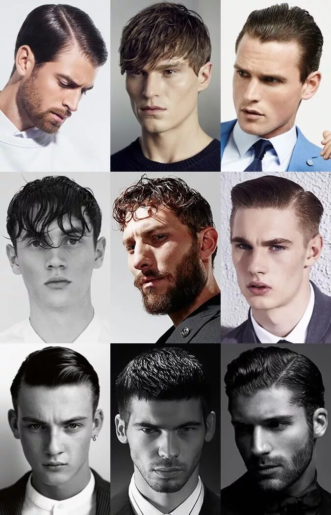 Подобрать мужскую прическу онлайн Key Men’s Hairstyle Trends From London Collections: Men SS16 FashionBeans Wet lo