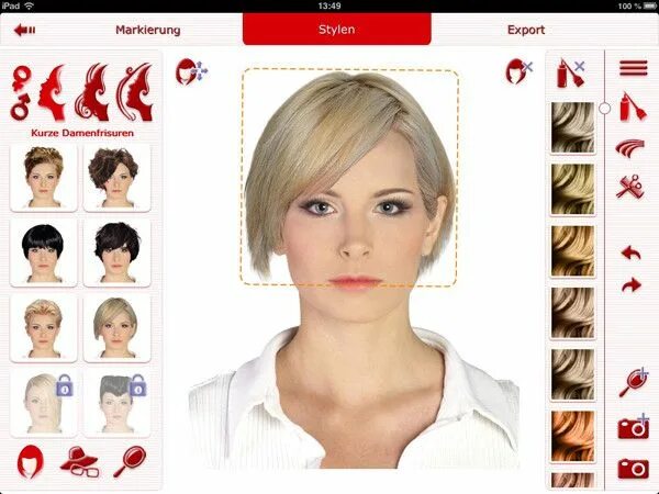 Подобрать прическу без фото Haarschnitt App New Frisuren Testen App