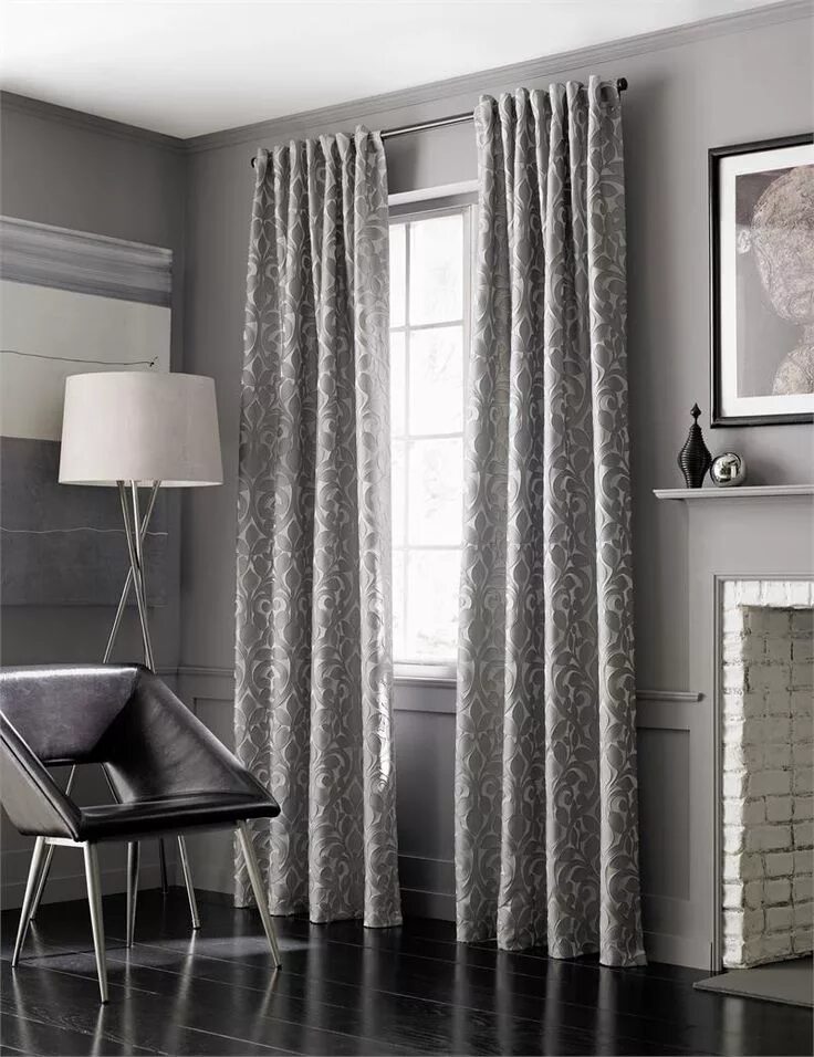 Подобрать шторы в серый интерьер Lillian Curtain Drapery Panels BestWindowTreatments.com Curtains, Drapery panels