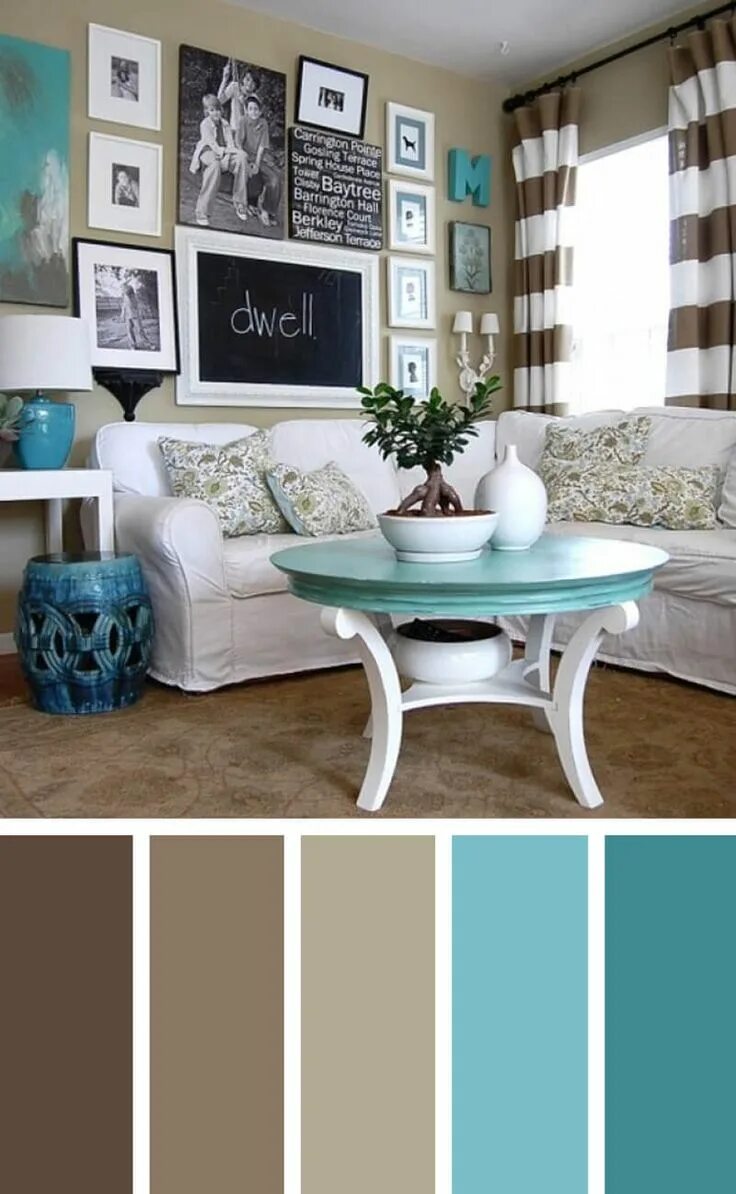 Подобрать сочетание цвета в интерьере 11 Cozy Living Room Color Schemes To Make Color Harmony In Your Living Room Livi