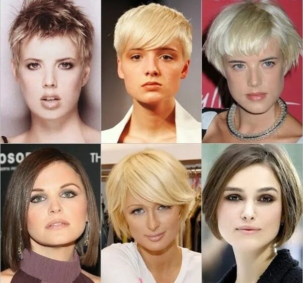 Подобрать стрижку короткую для женщины Best Haircuts for Fine Hair and Square Face Square face hairstyles, Short hair s