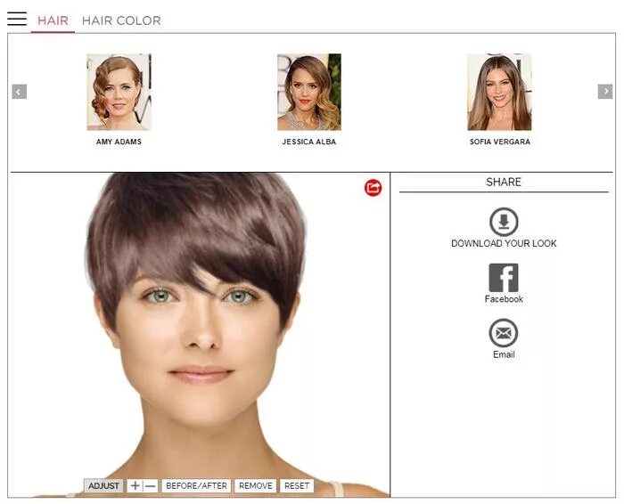 Подобрать стрижку цвет волос по фото Как подобрать цвет волос онлайн по фото бесплатно, программа или приложение для 