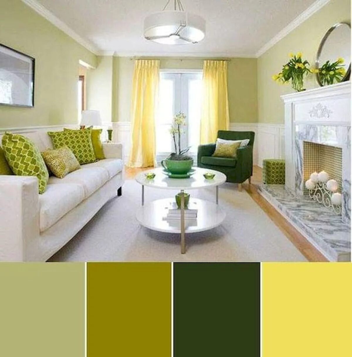 Подобрать цвет интерьера к гостиной 40 Gorgeous Living Room Color Schemes Ideas Colores de interiores, Colores de ca