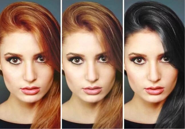 Подобрать цвет волос без фото How to Change Hair Color In Photoshop Color photoshop, Photoshop photography, Ph