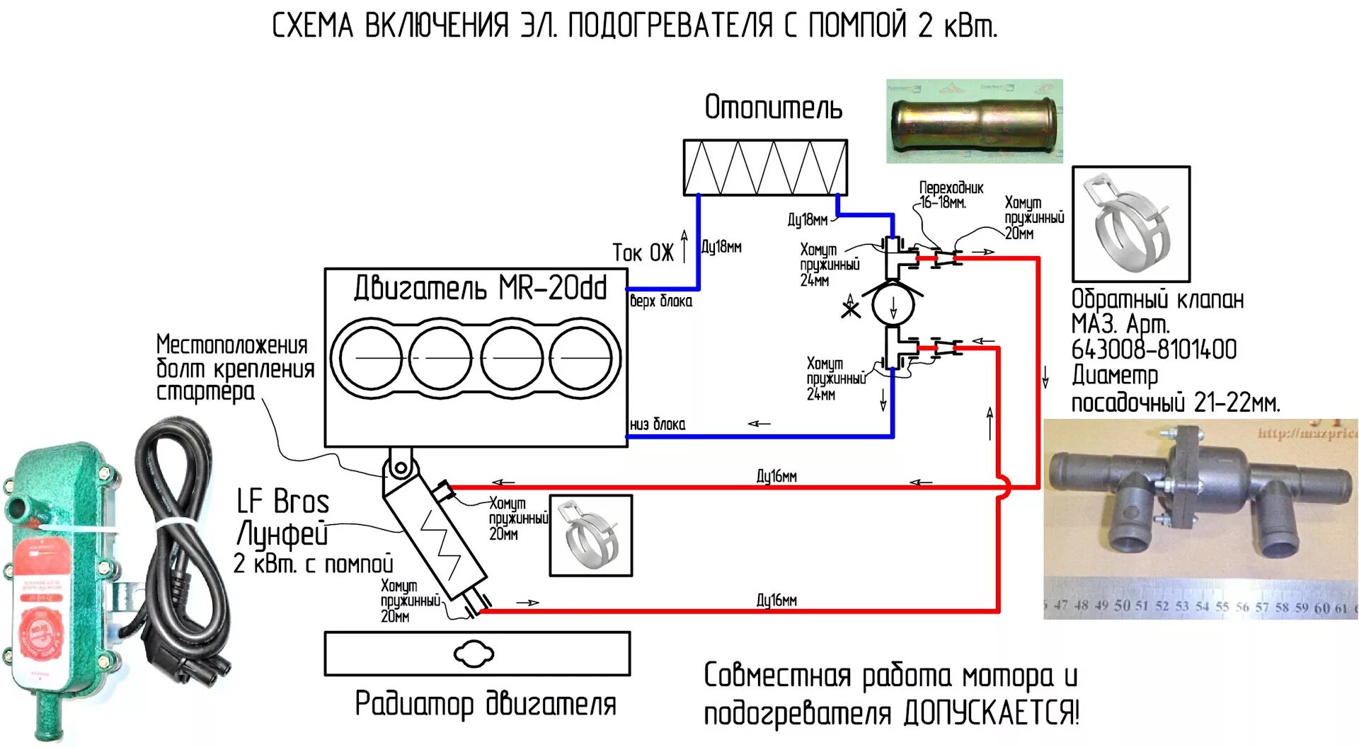 Подогреватель лунфей установка схема подключения УСТАНОВКА ЭЛ. ПОДОГРЕВАТЕЛЯ ЛУНФЕЙ 2кВт. - Nissan Serena Mk IV (C26), 2 л, 2011 