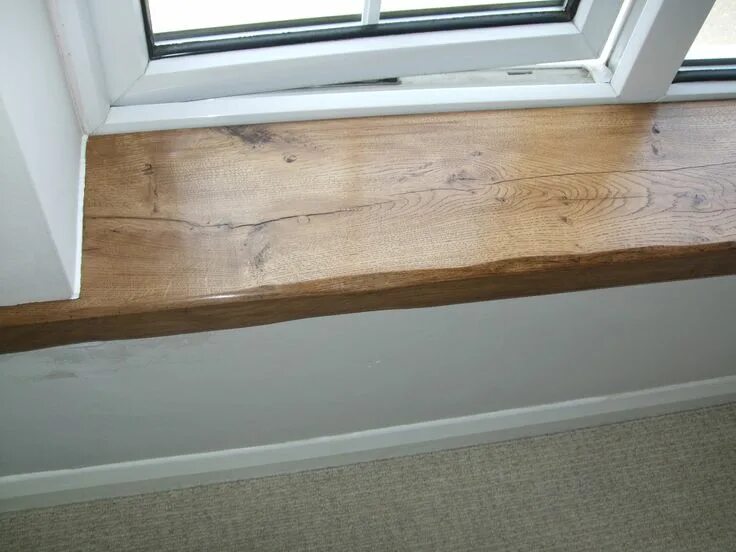 Подоконник в деревянном доме фото Oak Window Sill Board - Period Oak Beams Küchen fensterbank, Fensterbank innen h