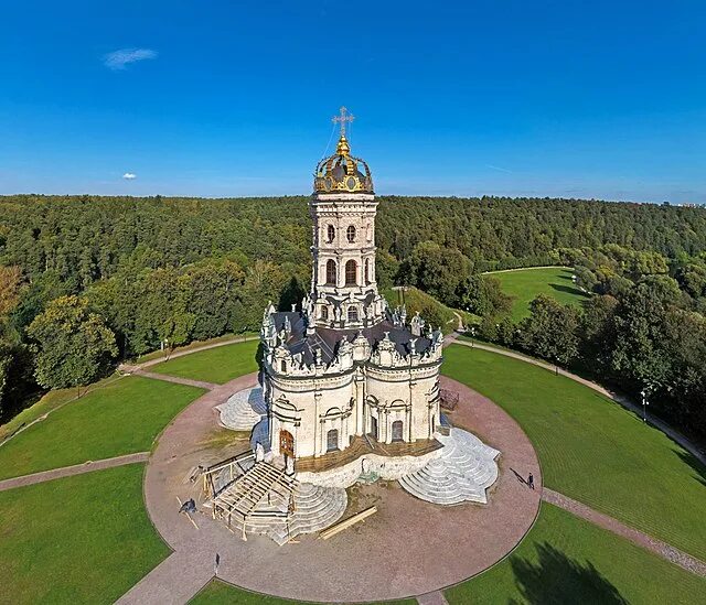 Подольск церковь фото Файл:DubrovitsyChurch DJI 0180.jpg - Википедия