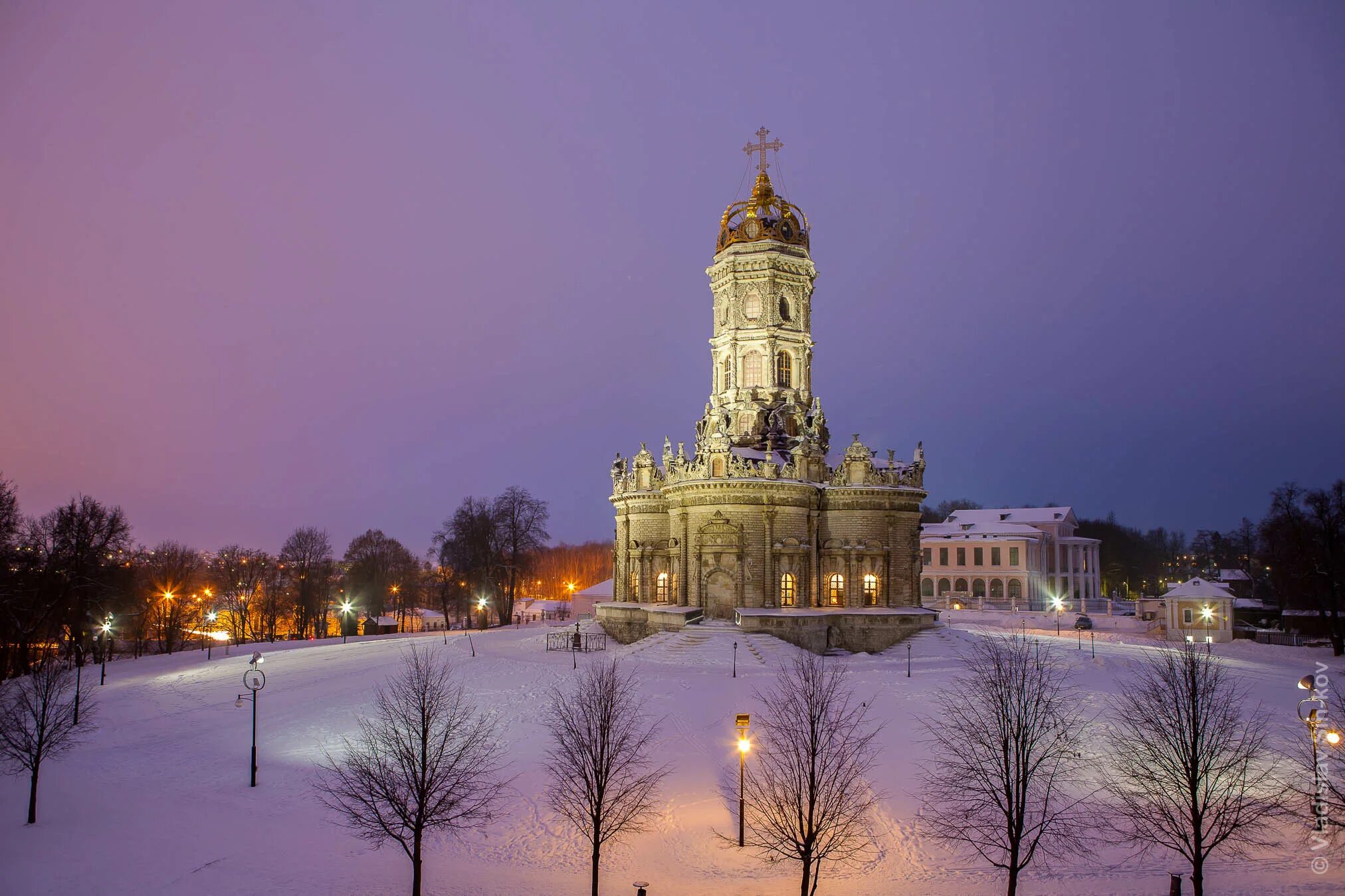 Подольск зимой фото Знаменская церковь (Дубровицы) - Vladislav Sinelnikov - LiveJournal