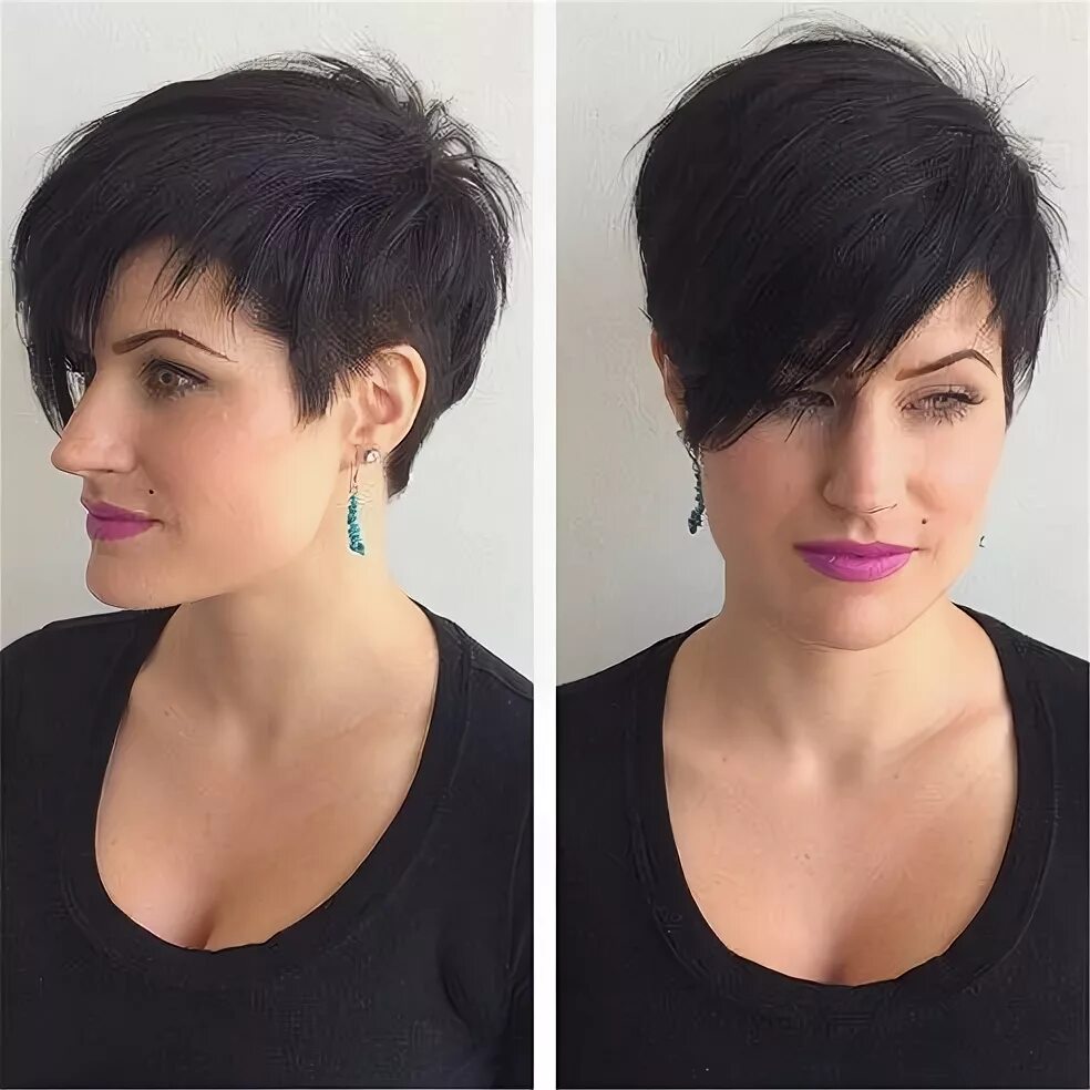 Подойдет ли короткая прическа Op veler verzoek: Stoere korte kapsels met asymmetrie! Short hair cuts, Short ha