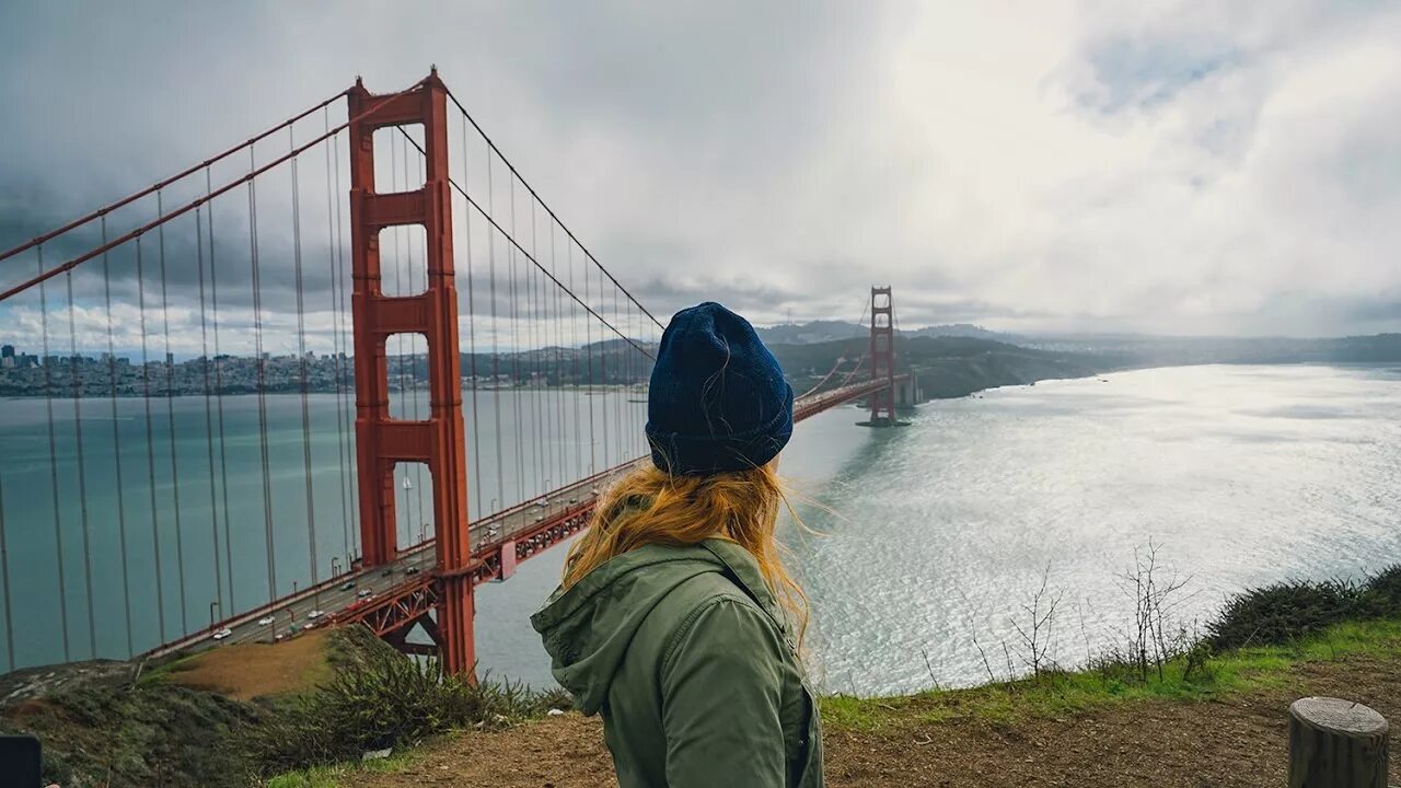 Подпись фото на мосту BEST VIEW OF THE GOLDEN GATE BRIDGE! (San Francisco, California) - YouTube