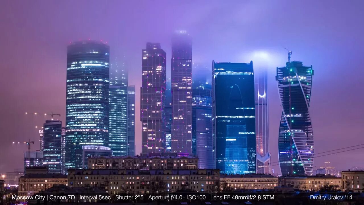 Подпись к фото москва сити Moscow City Night TIMELAPSE - YouTube