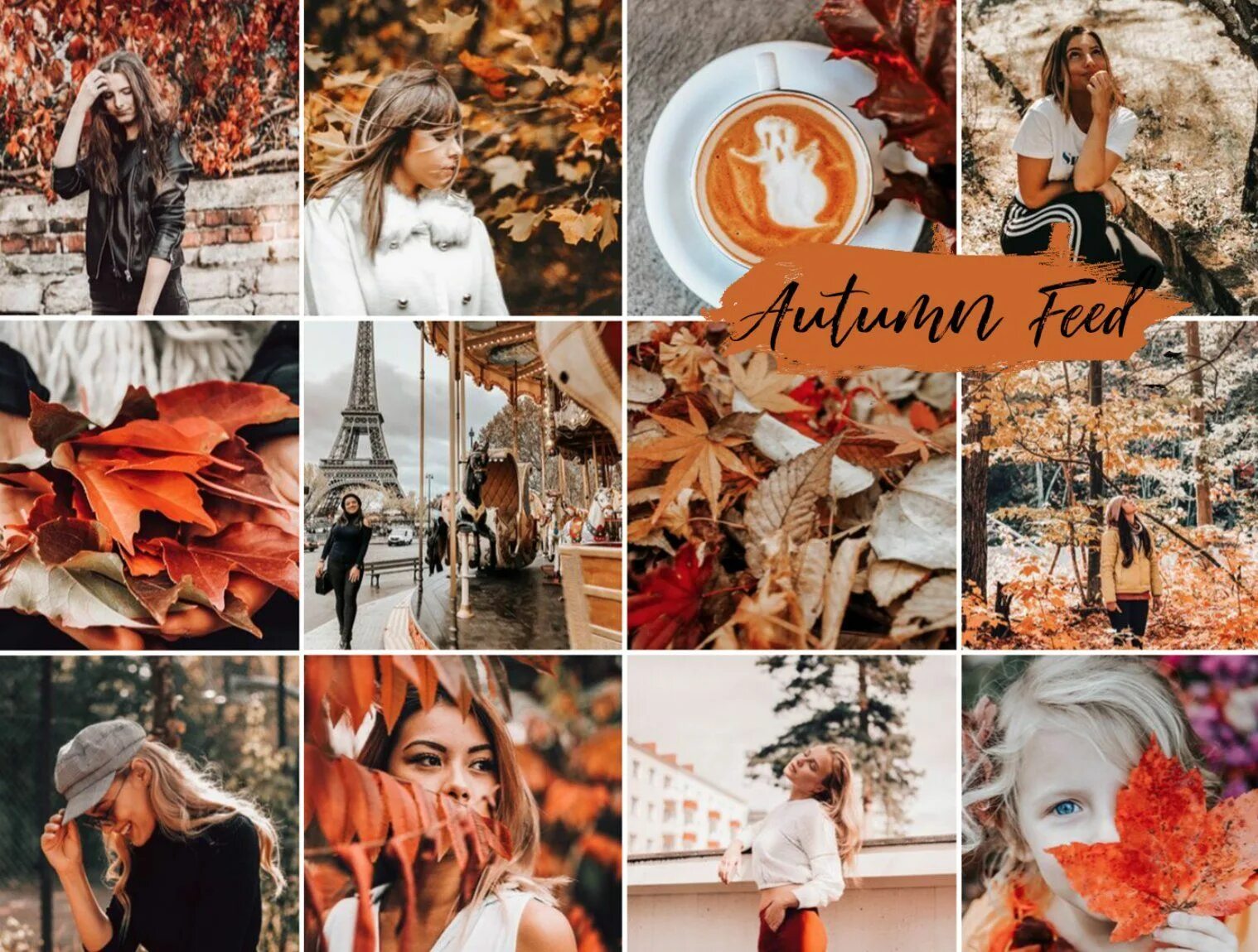 Подпись к фото про осень в инстаграм Mobile Lightroom Presets AUTUMN FEED , #AFFILIATE, #JPEG# Feed# install# DNG #Ad