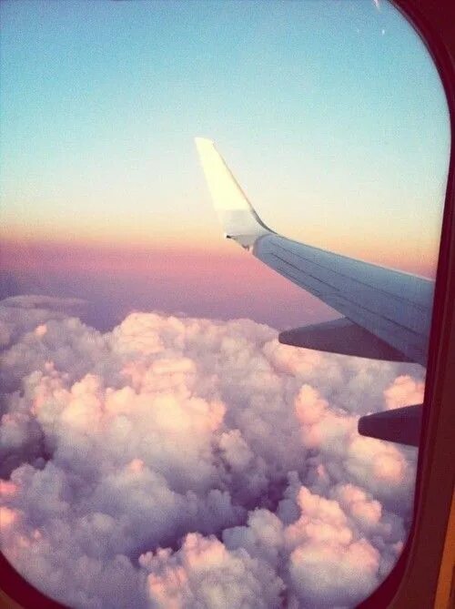 Подпись к фото с самолетом www.the-photo.editing.com pinkheartsandsparkledreams.tumblr.com sky, #away